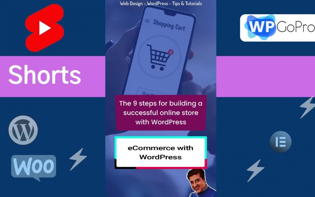 De 9 stegen för att bygga en framgångsrik webbutik med WordPress – WordPress Tips #shorts