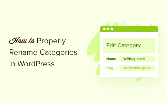Hur man byter namn på kategorier i WordPress (nybörjarguide)