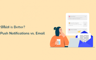 Vilket är bättre, email vs push notiser?  (Fördelar och nackdelar)