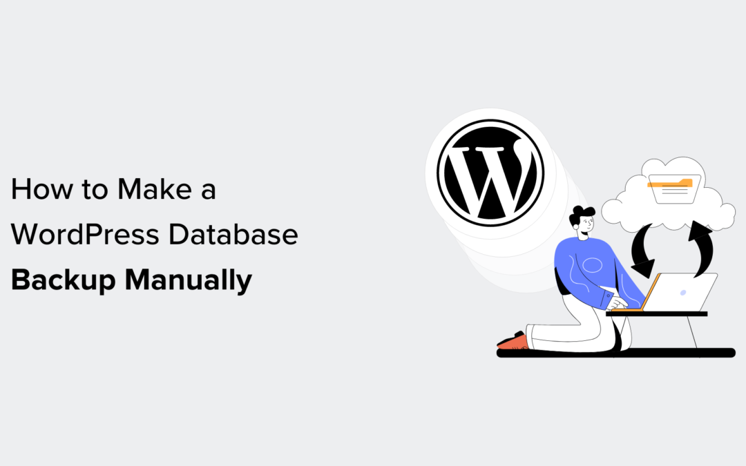 Hur man gör en WordPress-databassäkerhetskopiering manuellt (steg för steg)